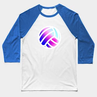 Gradient Volleyball Baseball T-Shirt